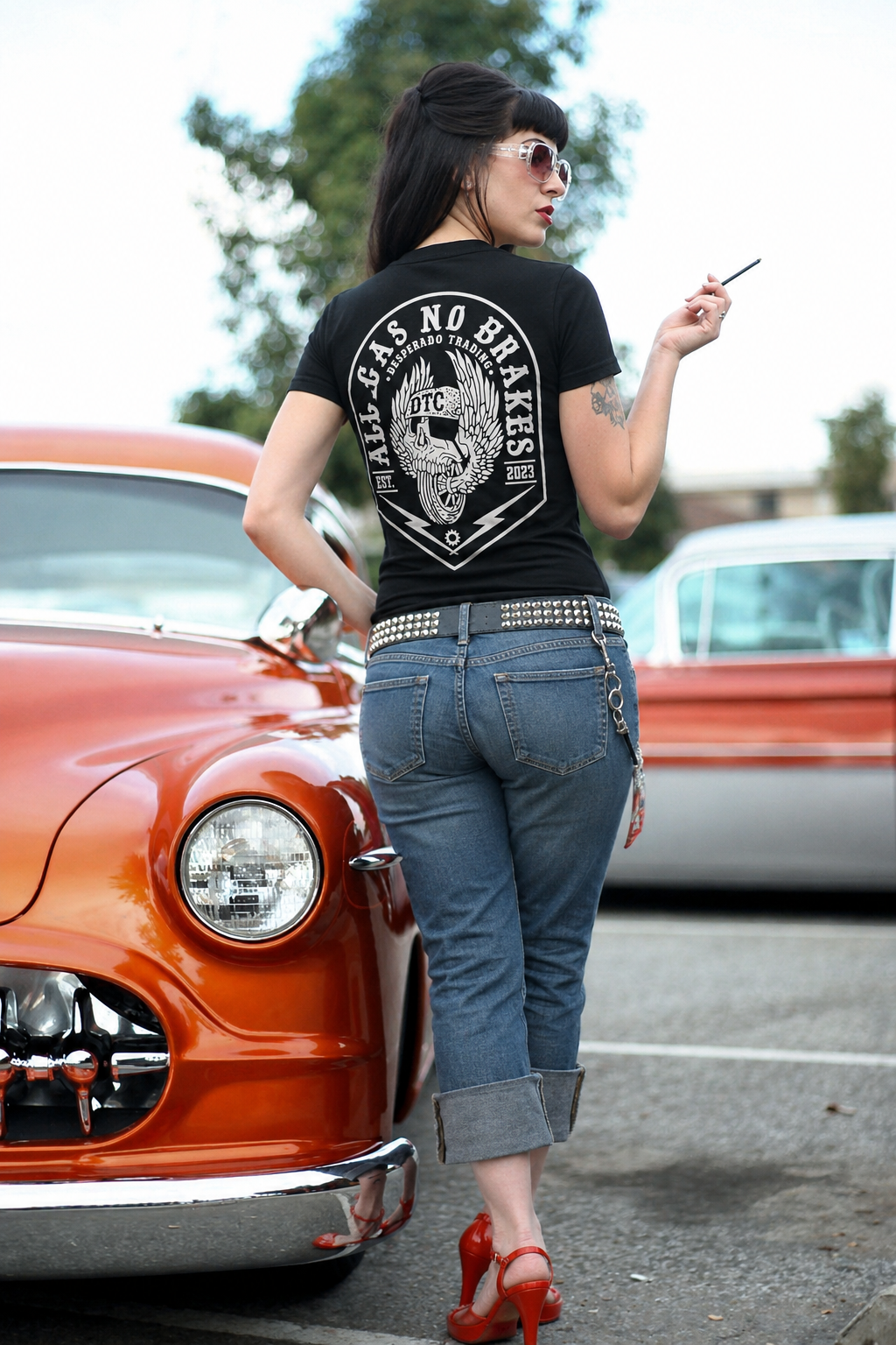 Desperado Trading Throttle Addict / All Gas No Brakes T-Shirt